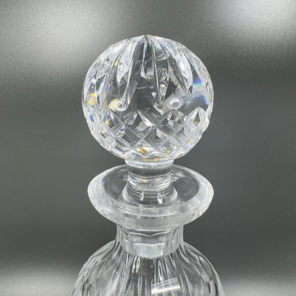 Waterford Clear Heavy Crystal Decanter Container Bottle With Stopper Signed VTG - Picture 2 of 16